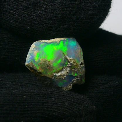 White Opal 13.10 Carats | Natural White Ethiopian Opal Rough - Ready for Cutting & Jewelry!