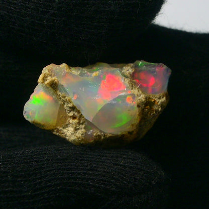 White Opal 12.35 Carats | Natural White Ethiopian Opal Rough - Ready for Cutting & Jewelry!