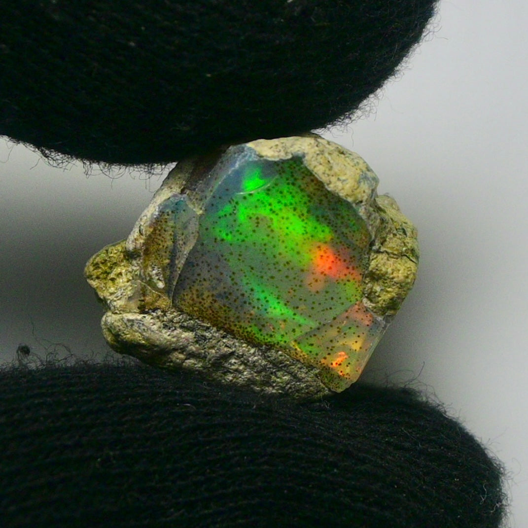 White Opal 18.90 Carats | Natural White Ethiopian Opal Rough - Ready for Cutting & Jewelry!