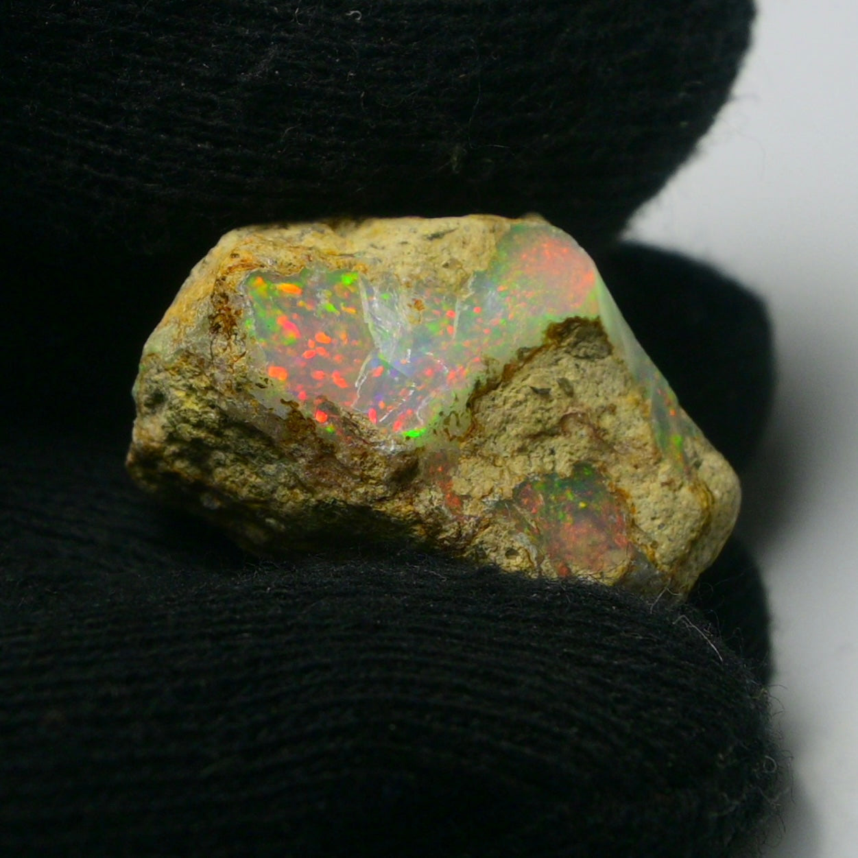 White Opal 19.35 Carats | Natural White Ethiopian Opal Rough - Ready for Cutting & Jewelry!