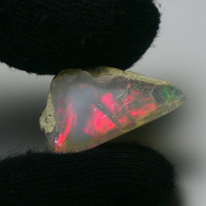 White Opal 16.10 Carats | Natural White Ethiopian Opal Rough - Ready for Cutting & Jewelry!