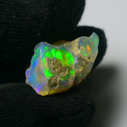White Opal 18.95 Carats | Natural White Ethiopian Opal Rough - Ready for Cutting & Jewelry!