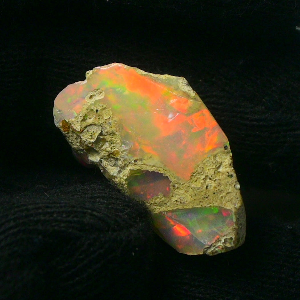 White Opal 18.40 Carats | Natural White Ethiopian Opal Rough - Ready for Cutting & Jewelry!