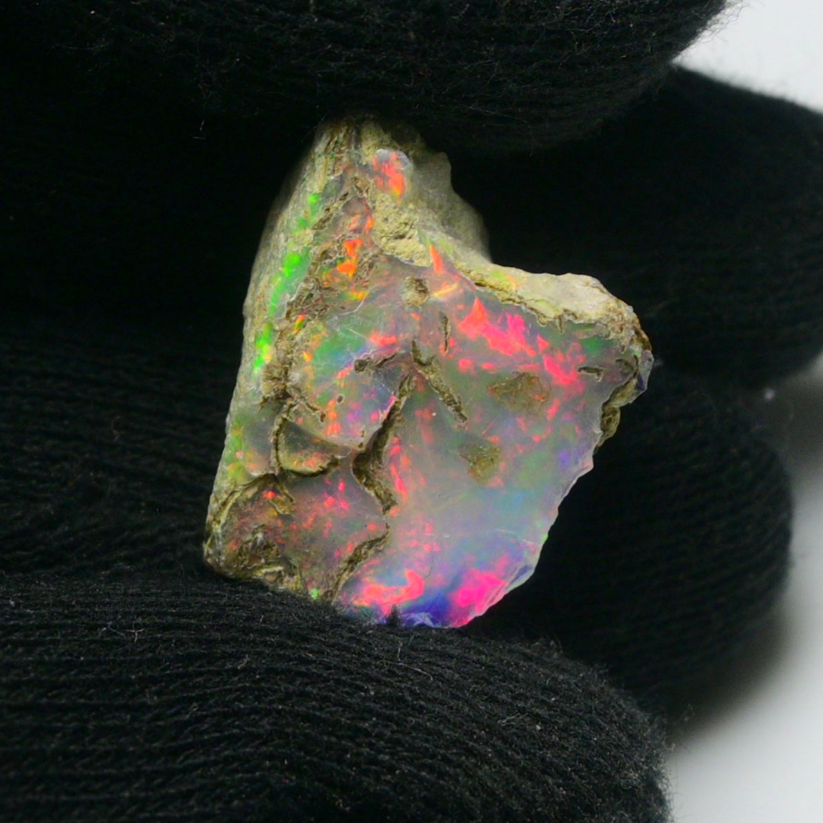 White Opal 13.00 Carats | Natural White Ethiopian Opal Rough - Ready for Cutting & Jewelry!