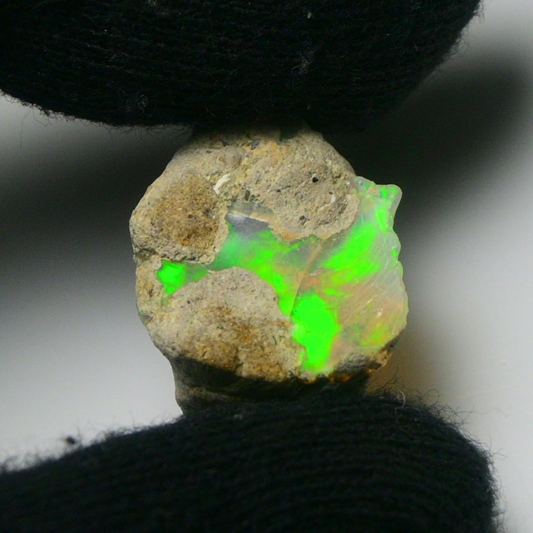 White Opal 15.70 Carats | Natural White Ethiopian Opal Rough - Ready for Cutting & Jewelry!