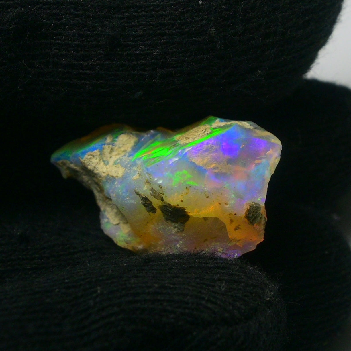 White Opal 18.95 Carats | Natural White Ethiopian Opal Rough - Ready for Cutting & Jewelry!
