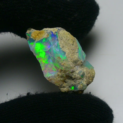 White Opal 18.90 Carats | Natural White Ethiopian Opal Rough - Ready for Cutting & Jewelry!