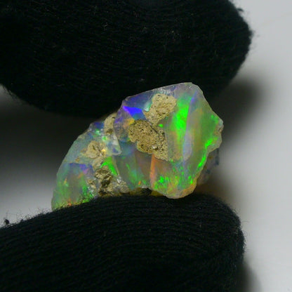 White Opal 18.95 Carats | Natural White Ethiopian Opal Rough - Ready for Cutting & Jewelry!