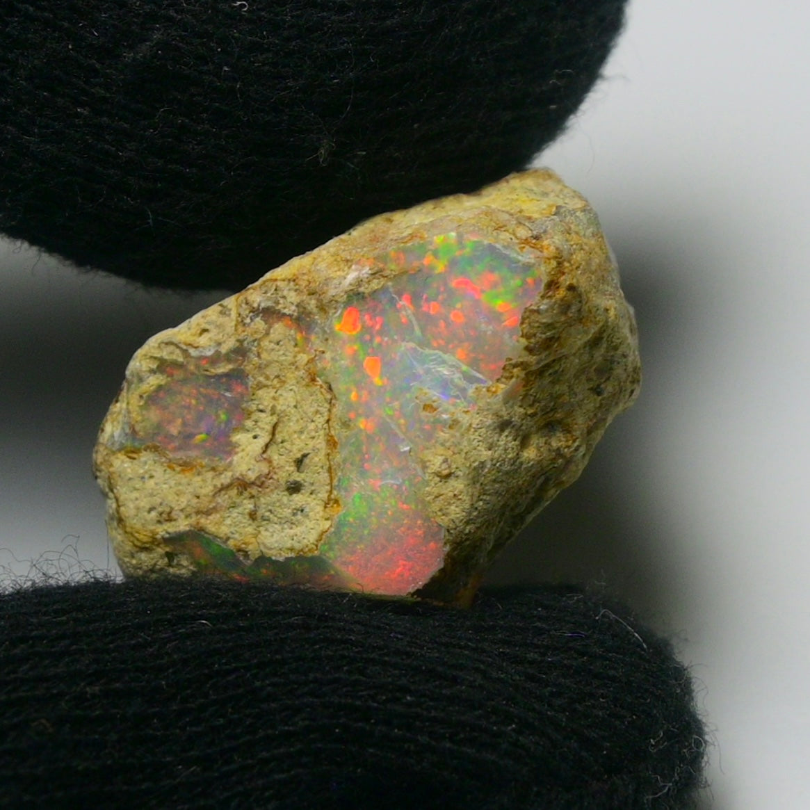 White Opal 19.35 Carats | Natural White Ethiopian Opal Rough - Ready for Cutting & Jewelry!