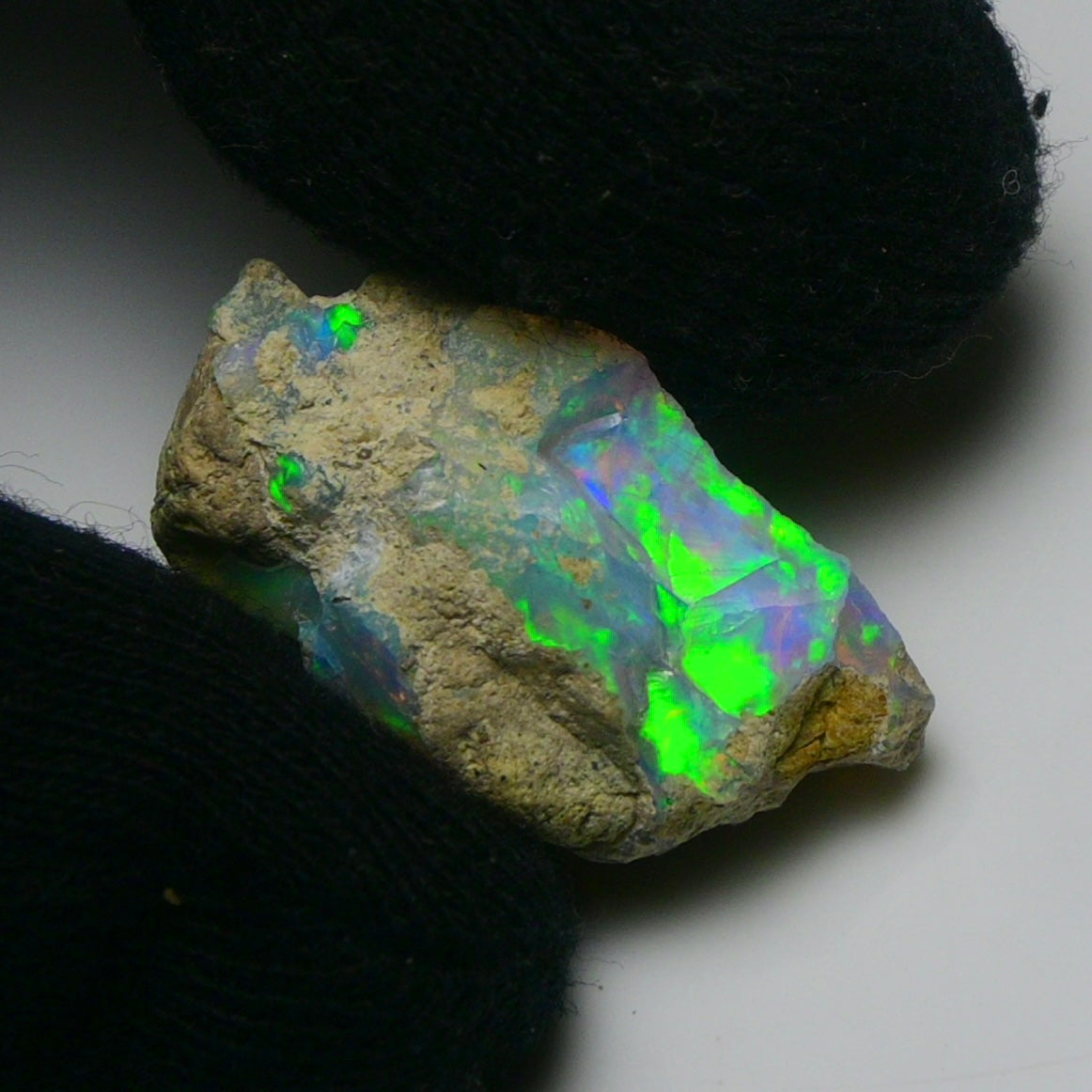 White Opal 18.90 Carats | Natural White Ethiopian Opal Rough - Ready for Cutting & Jewelry!
