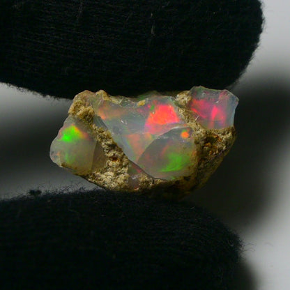White Opal 12.35 Carats | Natural White Ethiopian Opal Rough - Ready for Cutting & Jewelry!