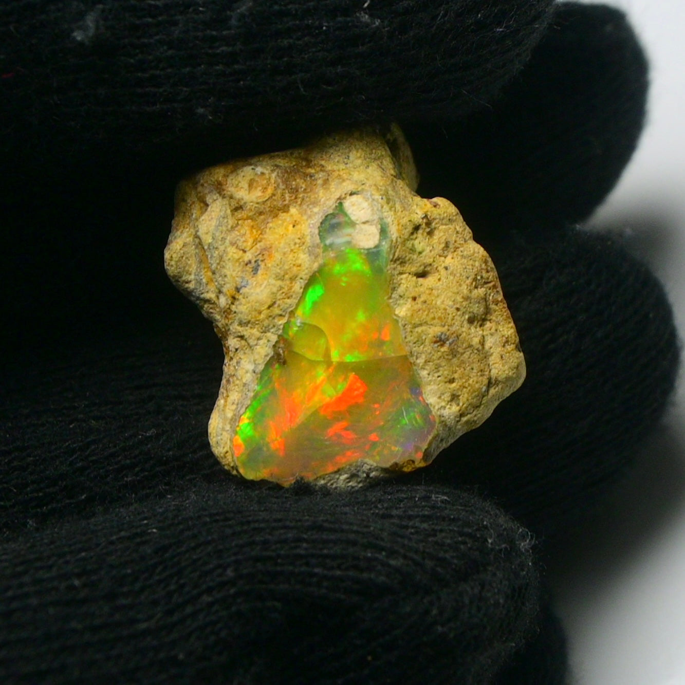 White Opal 20.73 Carats | Natural White Ethiopian Opal Rough - Ready for Cutting & Jewelry!