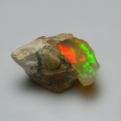 White Opal 15.75 Carats | Natural White Ethiopian Opal Rough - Ready for Cutting & Jewelry!