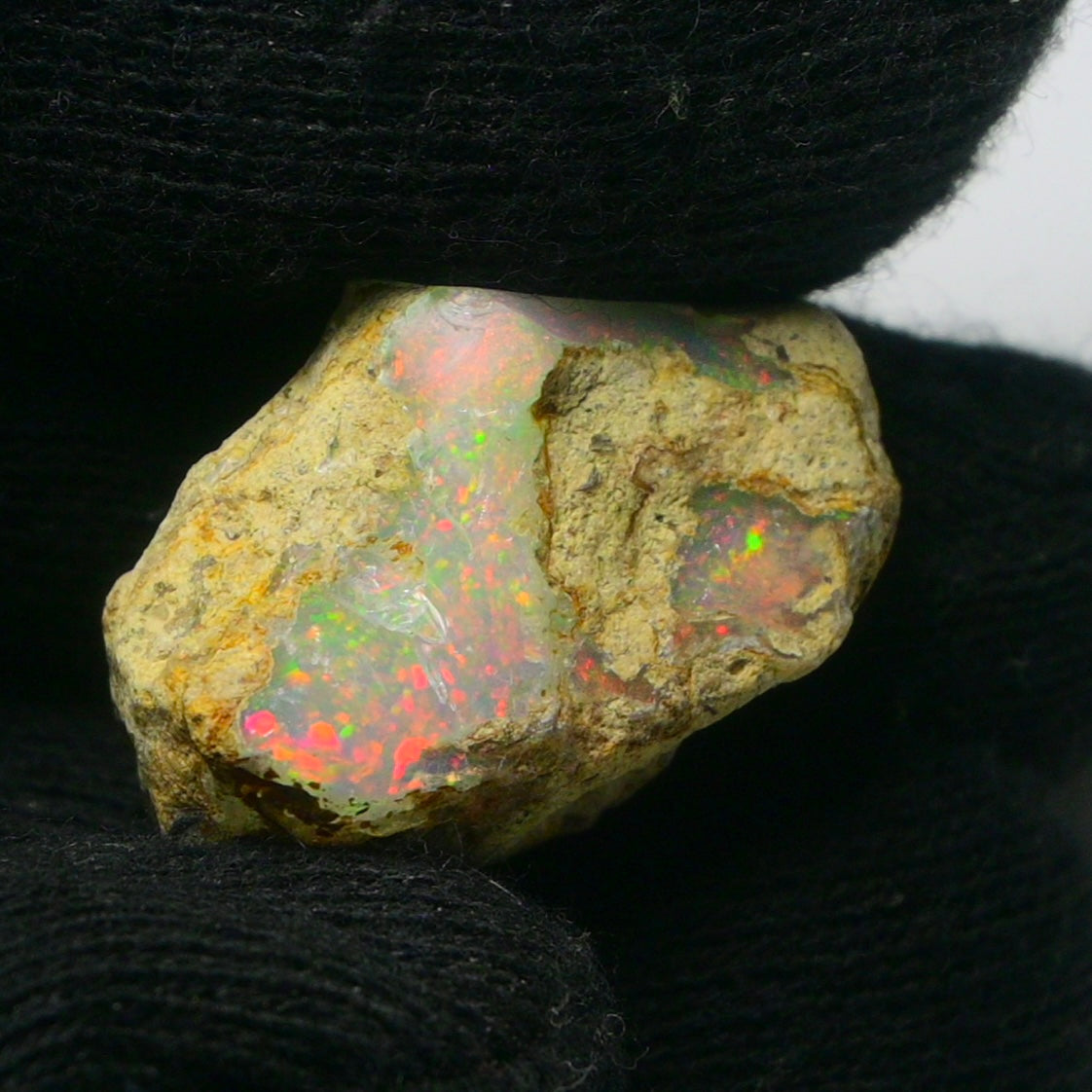 White Opal 19.35 Carats | Natural White Ethiopian Opal Rough - Ready for Cutting & Jewelry!