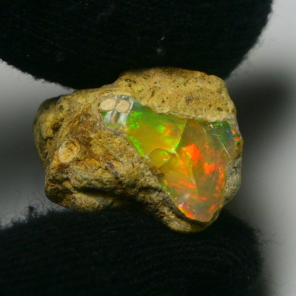 White Opal 20.73 Carats | Natural White Ethiopian Opal Rough - Ready for Cutting & Jewelry!