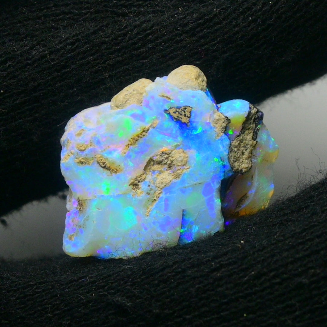 White Opal 10.45 Carats | Natural White Ethiopian Opal Rough - Ready for Cutting & Jewelry!