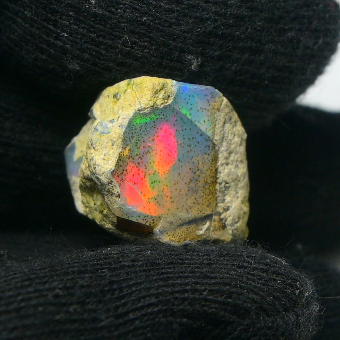 White Opal 18.90 Carats | Natural White Ethiopian Opal Rough - Ready for Cutting & Jewelry!