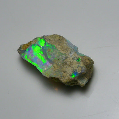 White Opal 18.90 Carats | Natural White Ethiopian Opal Rough - Ready for Cutting & Jewelry!
