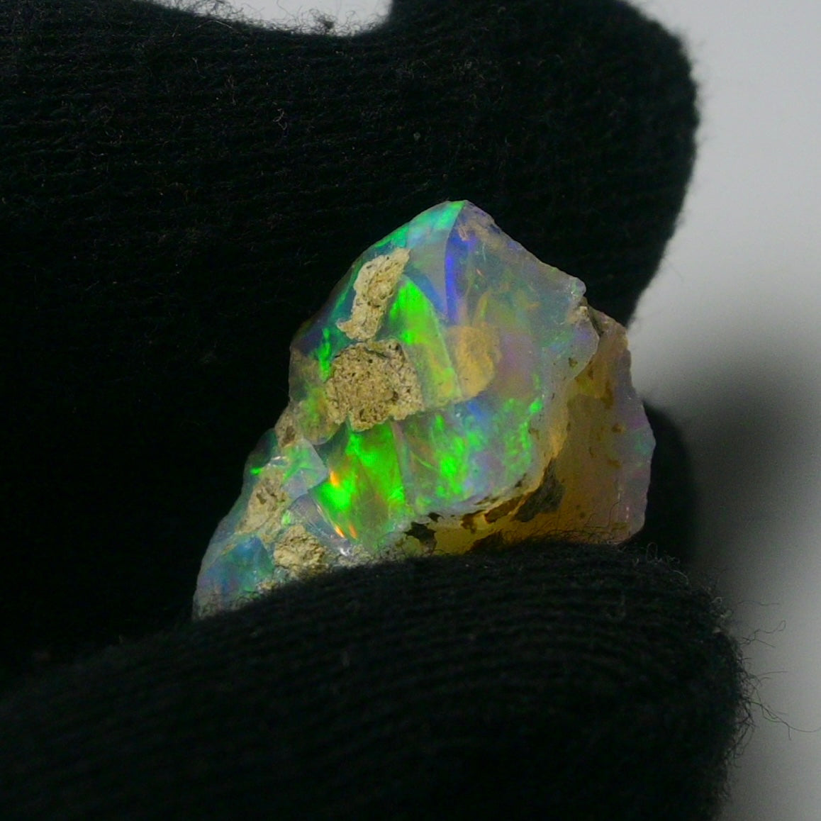 White Opal 18.95 Carats | Natural White Ethiopian Opal Rough - Ready for Cutting & Jewelry!