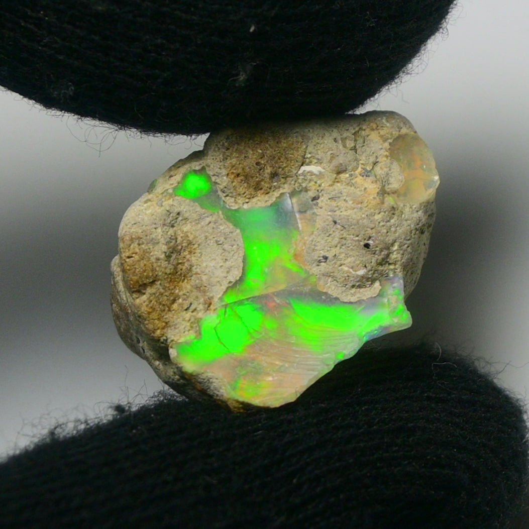 White Opal 15.70 Carats | Natural White Ethiopian Opal Rough - Ready for Cutting & Jewelry!