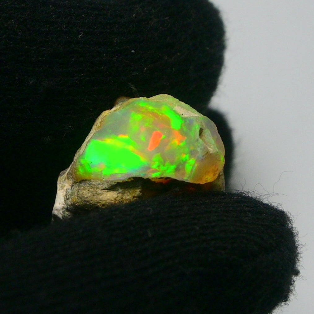White Opal 15.75 Carats | Natural White Ethiopian Opal Rough - Ready for Cutting & Jewelry!