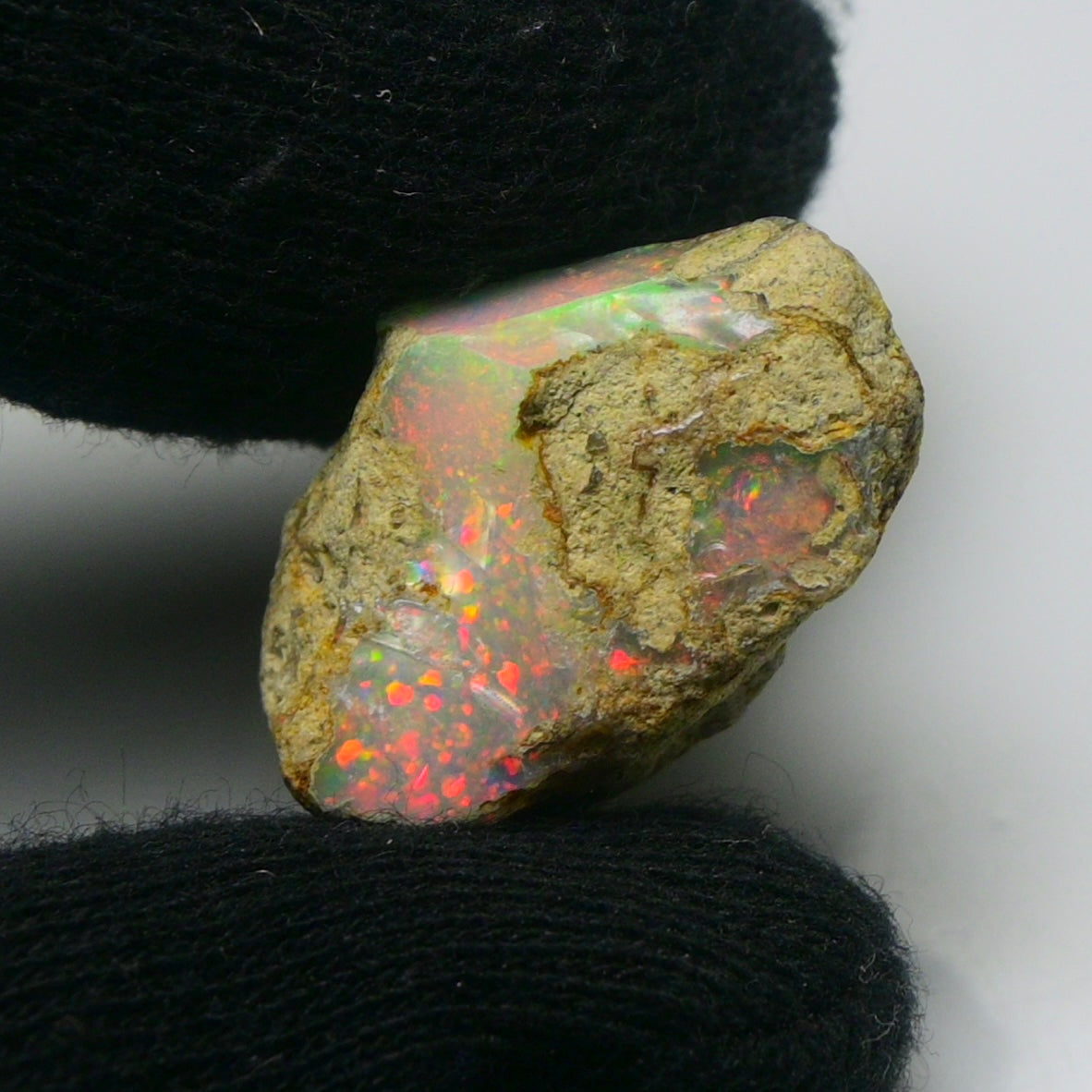 White Opal 19.35 Carats | Natural White Ethiopian Opal Rough - Ready for Cutting & Jewelry!