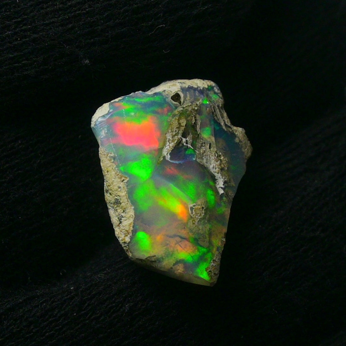 White Opal 13.10 Carats | Natural White Ethiopian Opal Rough - Ready for Cutting & Jewelry!
