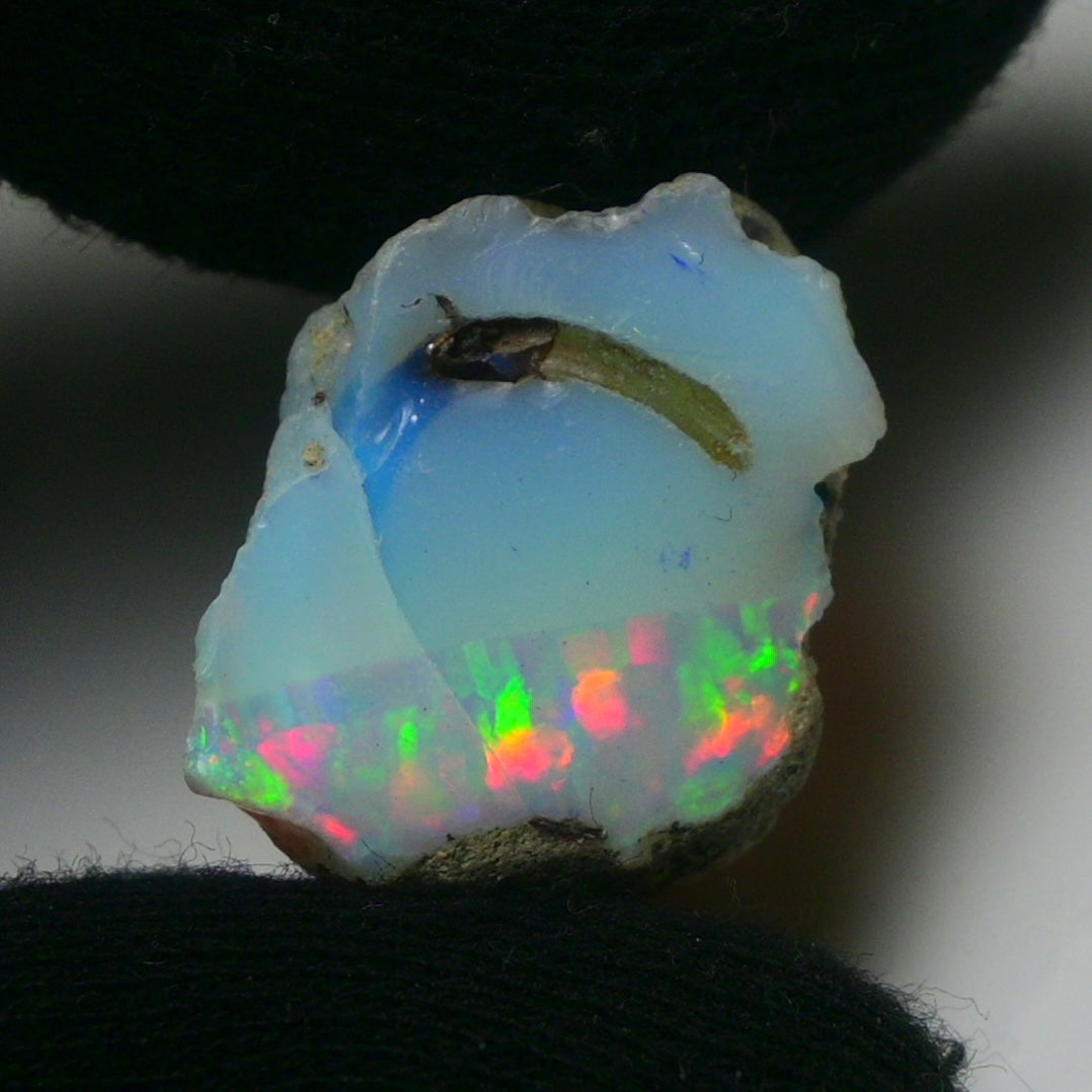 White Opal 20.00 Carats | Natural White Ethiopian Opal Rough - Ready for Cutting & Jewelry!