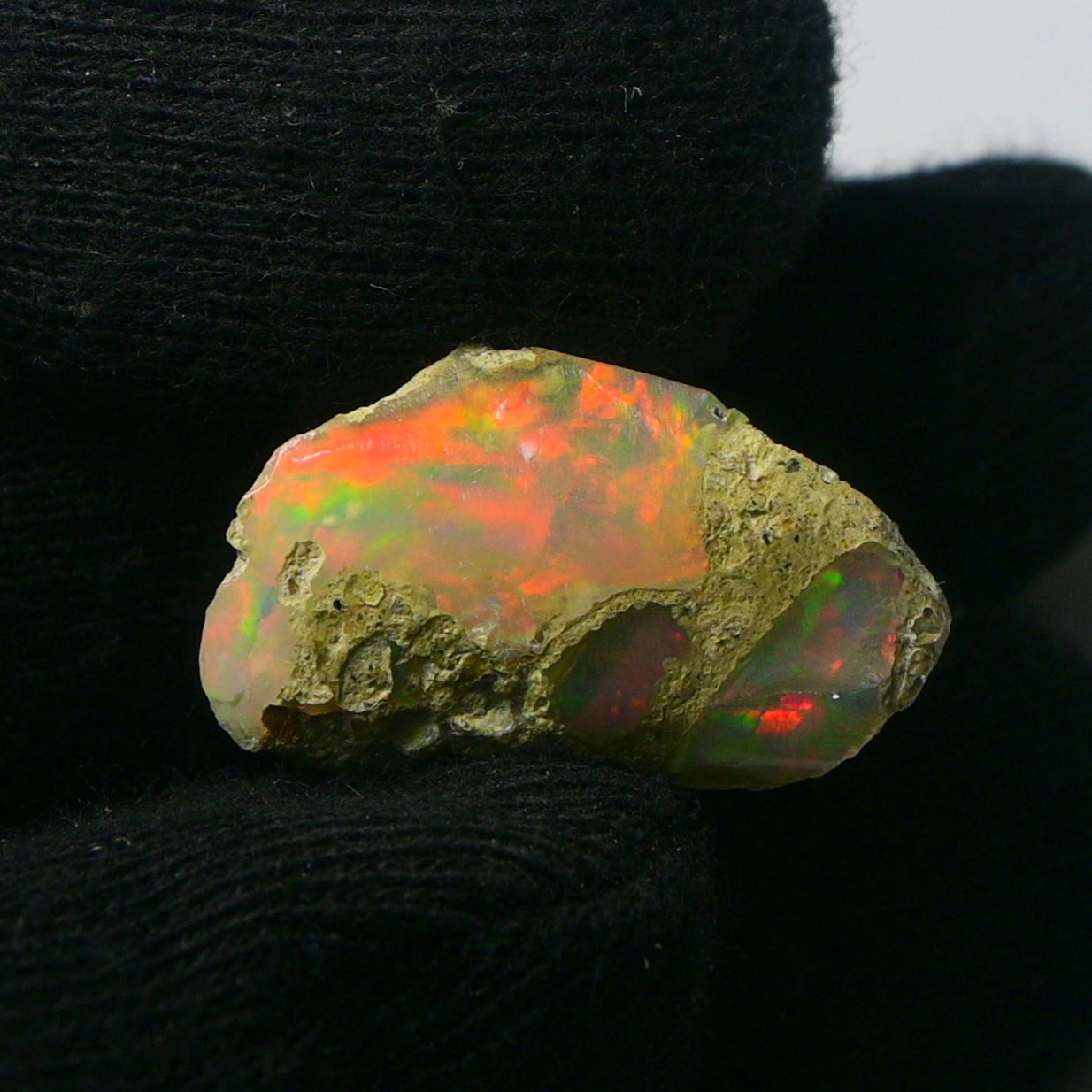 White Opal 18.40 Carats | Natural White Ethiopian Opal Rough - Ready for Cutting & Jewelry!