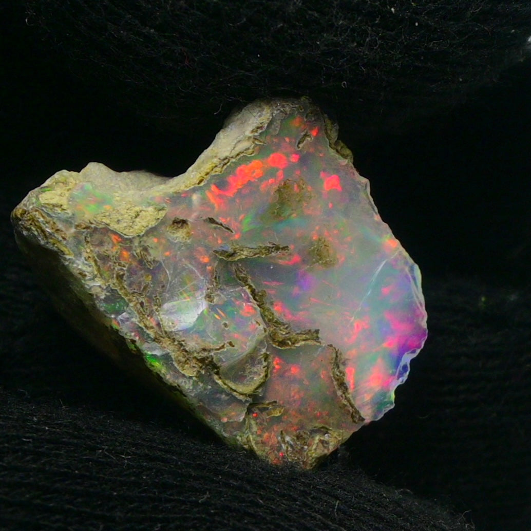 White Opal 13.00 Carats | Natural White Ethiopian Opal Rough - Ready for Cutting & Jewelry!