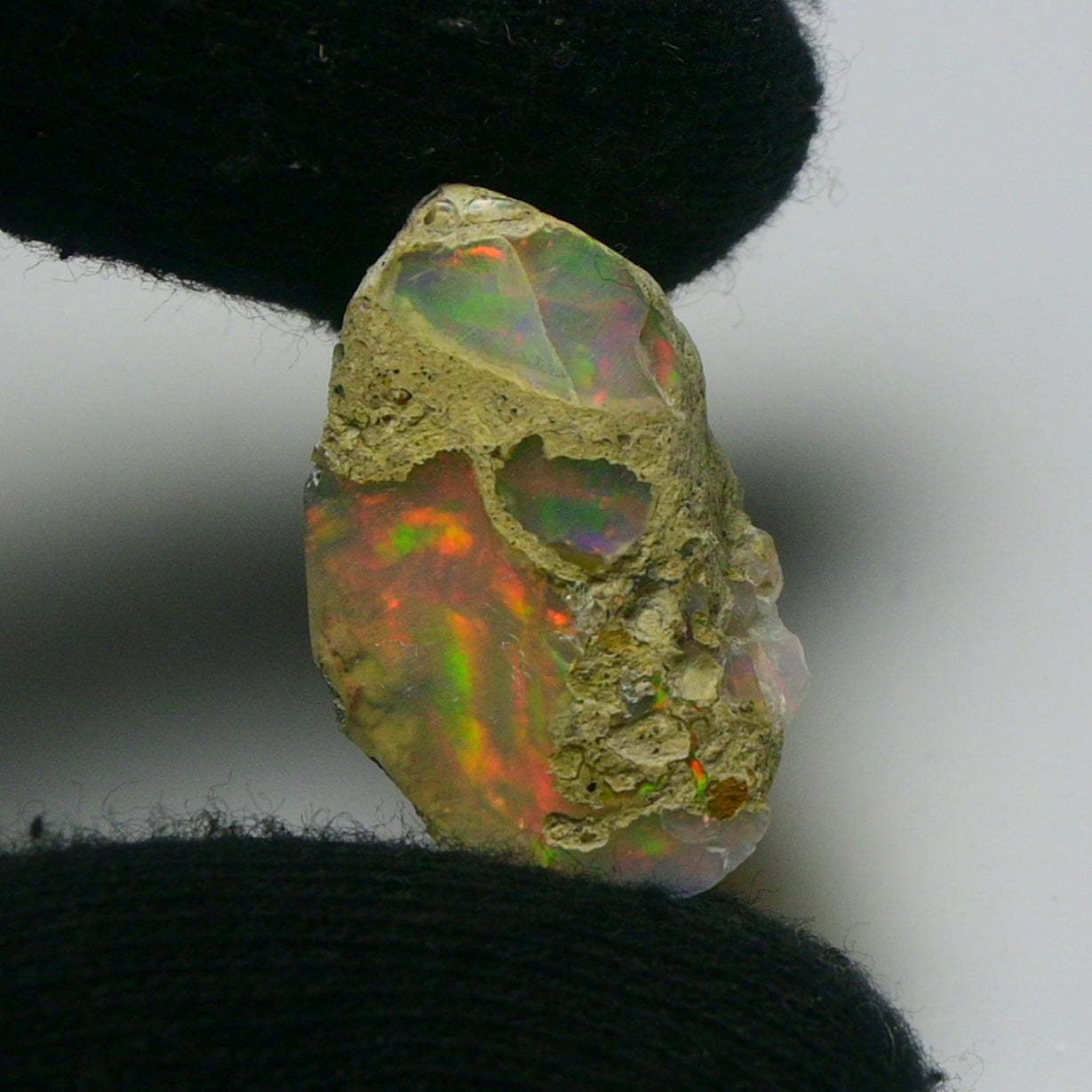White Opal 18.40 Carats | Natural White Ethiopian Opal Rough - Ready for Cutting & Jewelry!