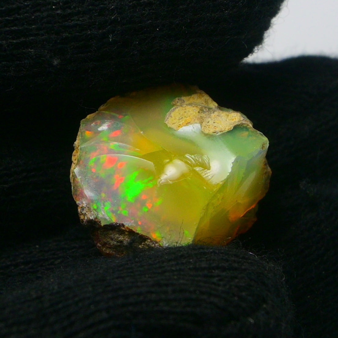 White Opal 11.30 Carats | Natural White Ethiopian Opal Rough - Ready for Cutting & Jewelry!