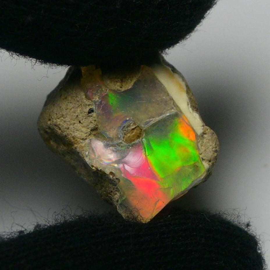 White Opal 14.45 Carats | Natural White Ethiopian Opal Rough - Ready for Cutting & Jewelry!