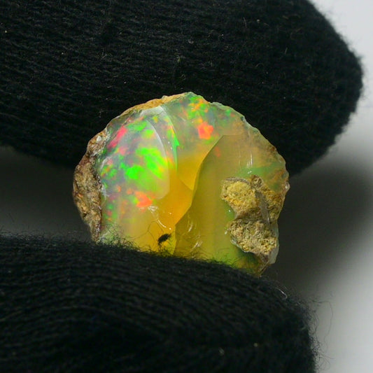 White Opal 11.30 Carats | Natural White Ethiopian Opal Rough - Ready for Cutting & Jewelry!