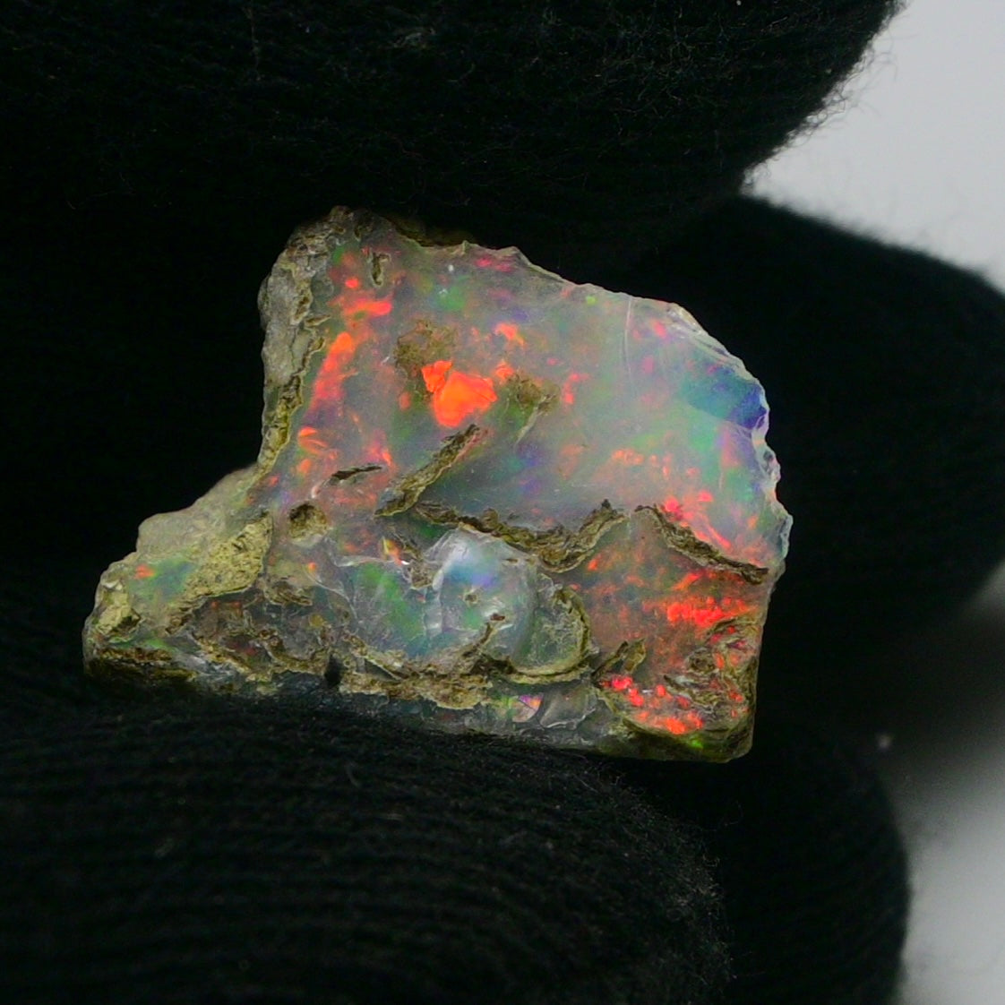 White Opal 13.00 Carats | Natural White Ethiopian Opal Rough - Ready for Cutting & Jewelry!