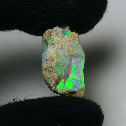 White Opal 18.90 Carats | Natural White Ethiopian Opal Rough - Ready for Cutting & Jewelry!
