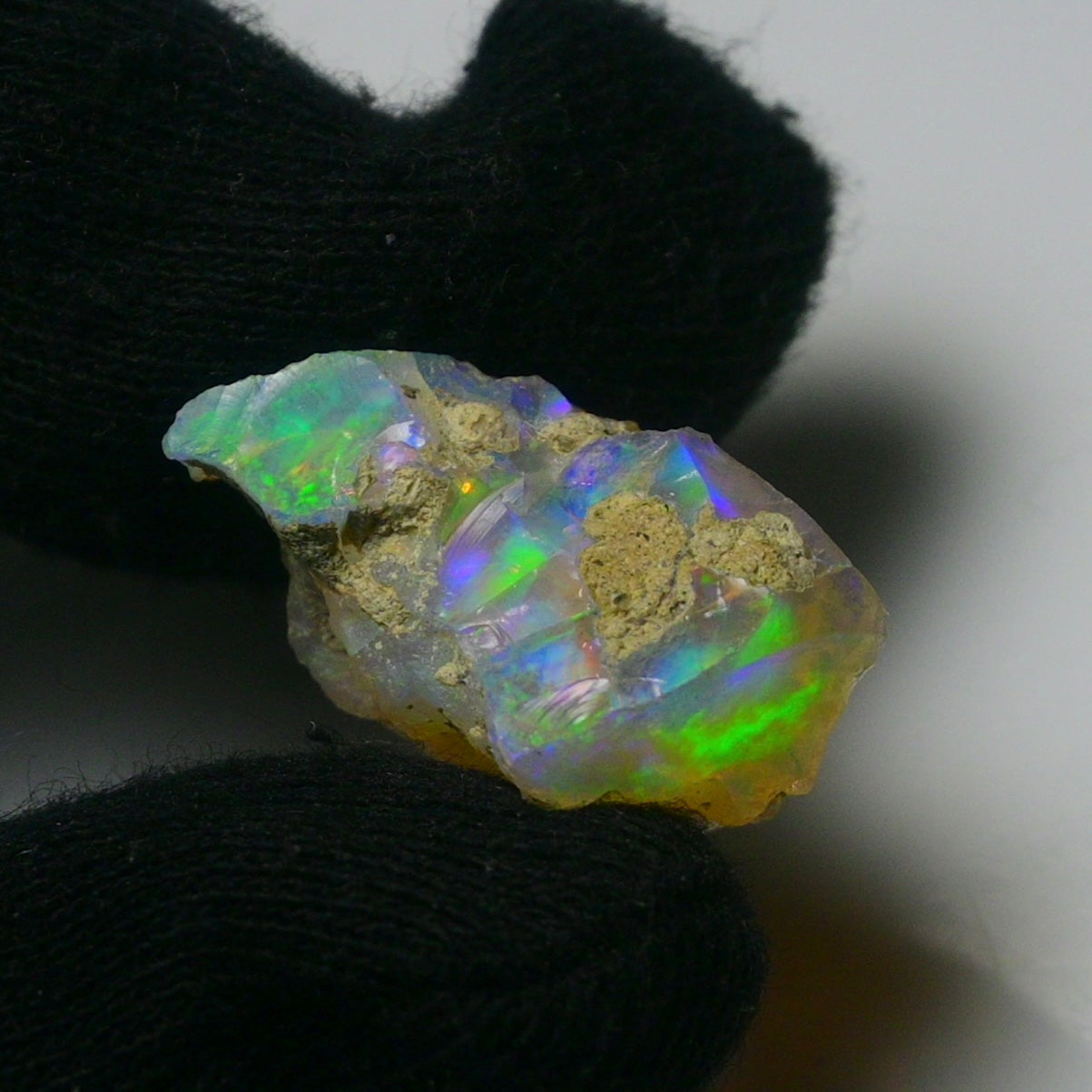 White Opal 18.95 Carats | Natural White Ethiopian Opal Rough - Ready for Cutting & Jewelry!