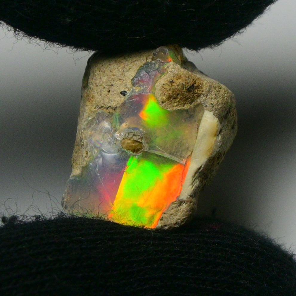 White Opal 14.45 Carats | Natural White Ethiopian Opal Rough - Ready for Cutting & Jewelry!