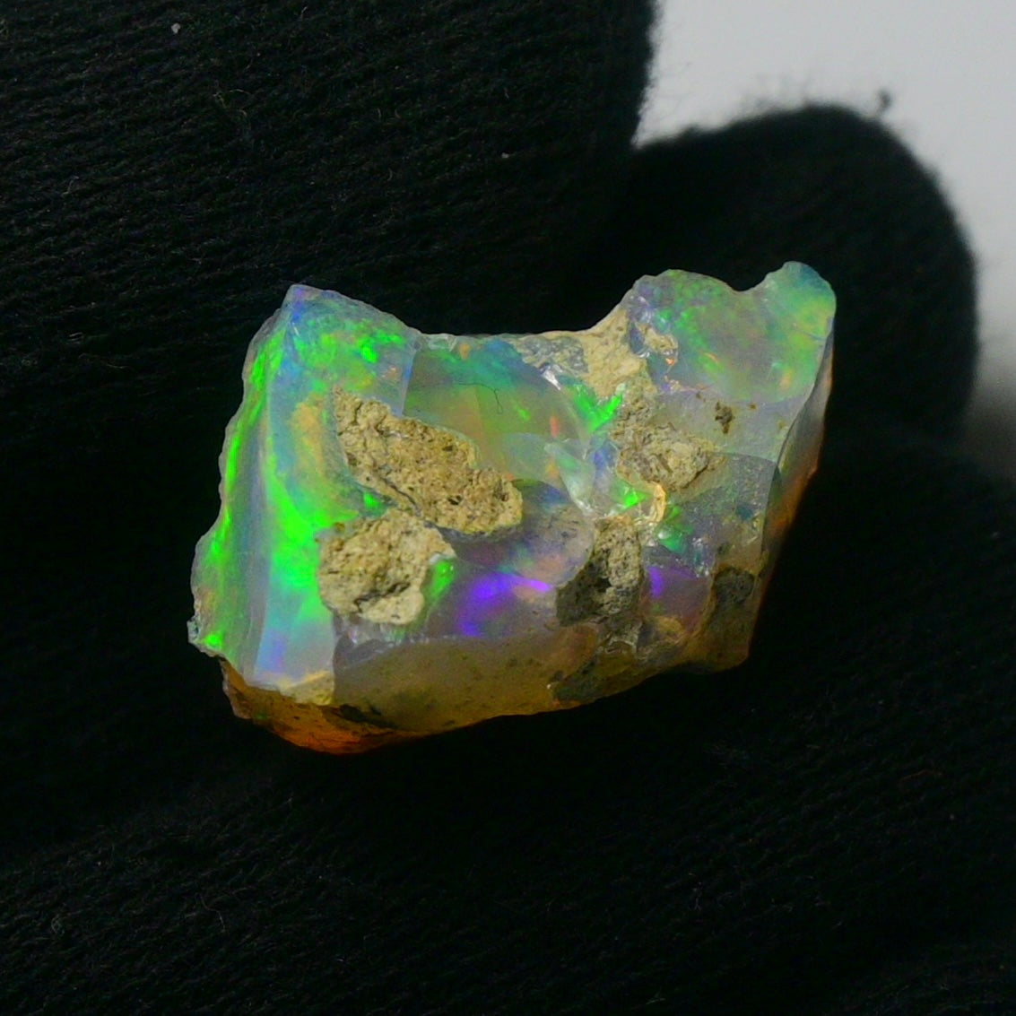 White Opal 18.95 Carats | Natural White Ethiopian Opal Rough - Ready for Cutting & Jewelry!