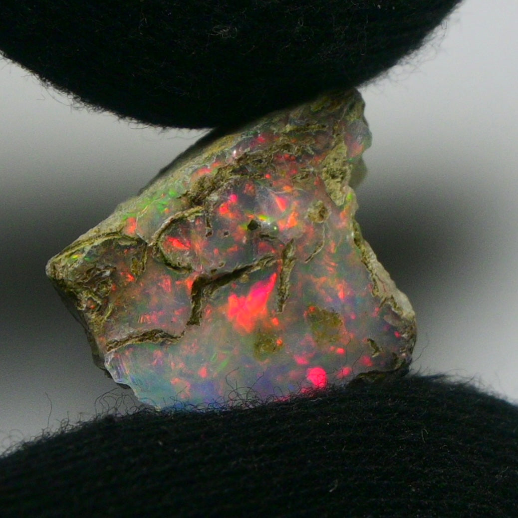 White Opal 13.00 Carats | Natural White Ethiopian Opal Rough - Ready for Cutting & Jewelry!