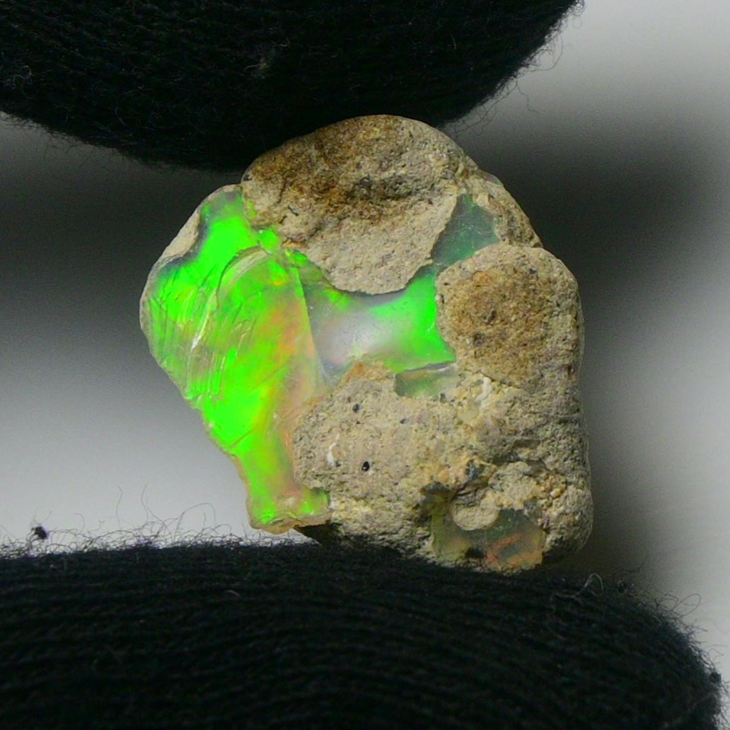 White Opal 15.70 Carats | Natural White Ethiopian Opal Rough - Ready for Cutting & Jewelry!