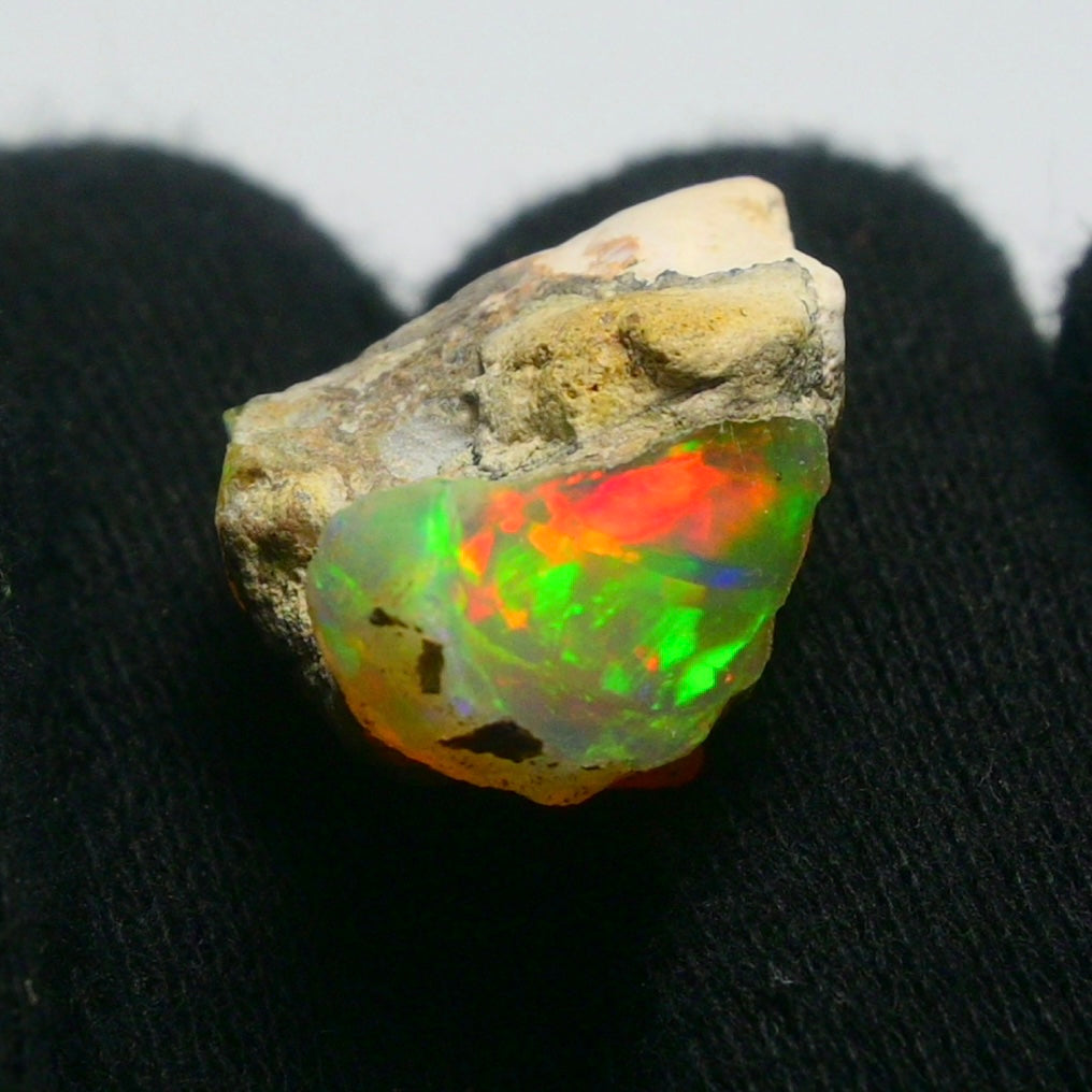 White Opal 15.75 Carats | Natural White Ethiopian Opal Rough - Ready for Cutting & Jewelry!