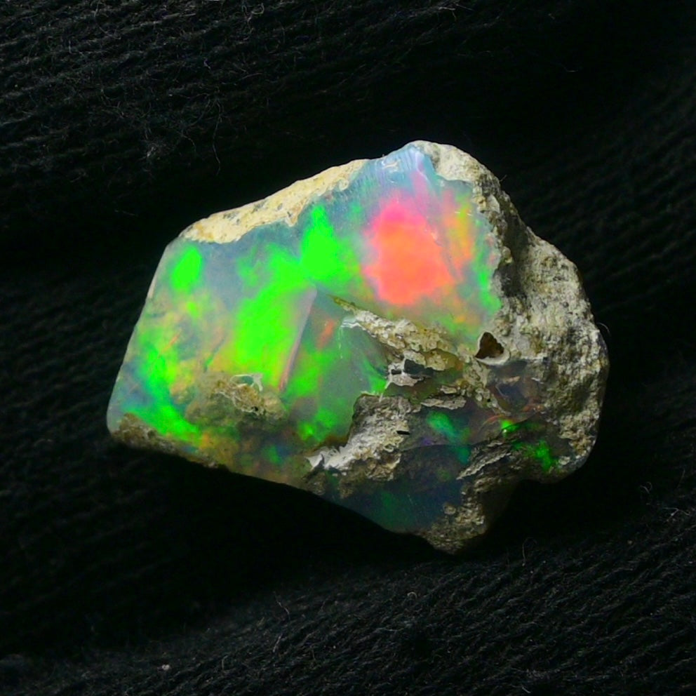 White Opal 13.10 Carats | Natural White Ethiopian Opal Rough - Ready for Cutting & Jewelry!