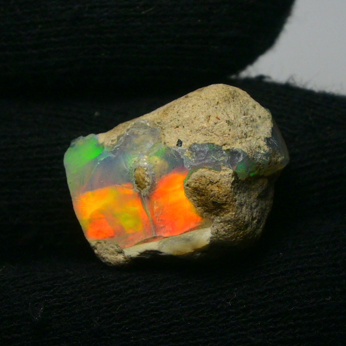 White Opal 14.45 Carats | Natural White Ethiopian Opal Rough - Ready for Cutting & Jewelry!