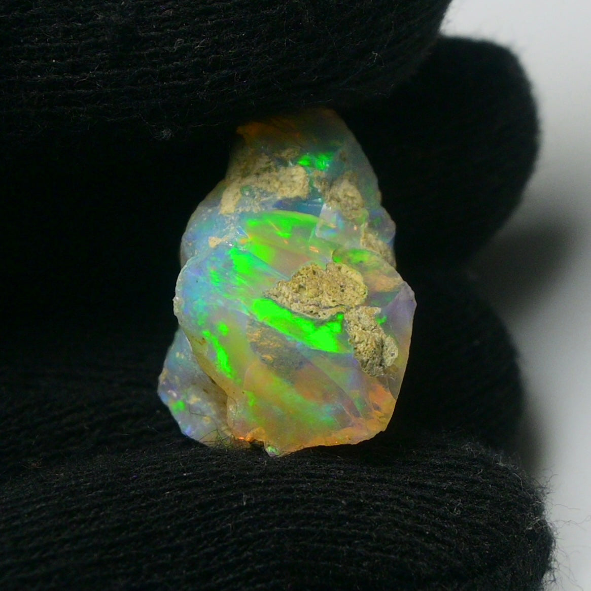 White Opal 18.95 Carats | Natural White Ethiopian Opal Rough - Ready for Cutting & Jewelry!