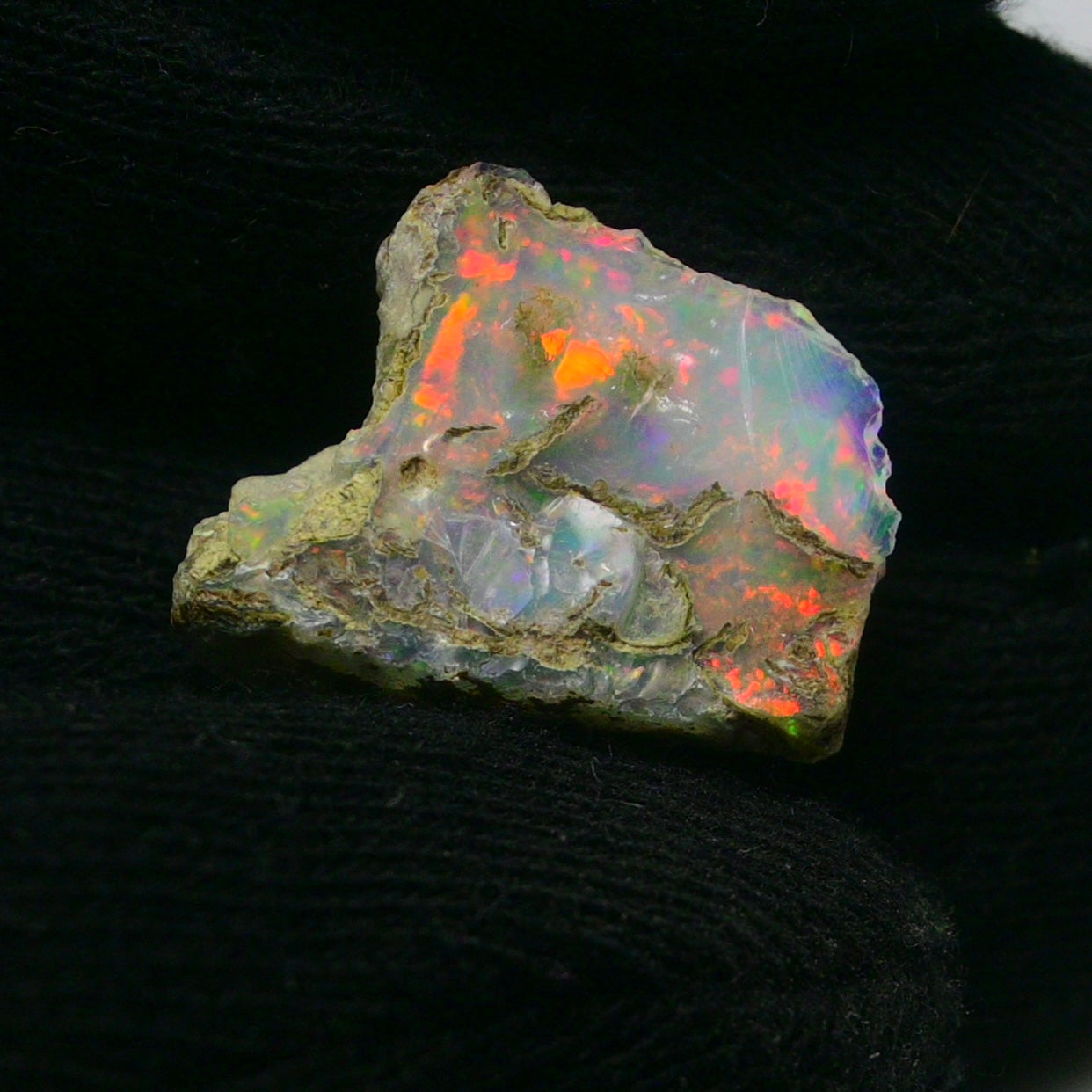 White Opal 13.00 Carats | Natural White Ethiopian Opal Rough - Ready for Cutting & Jewelry!