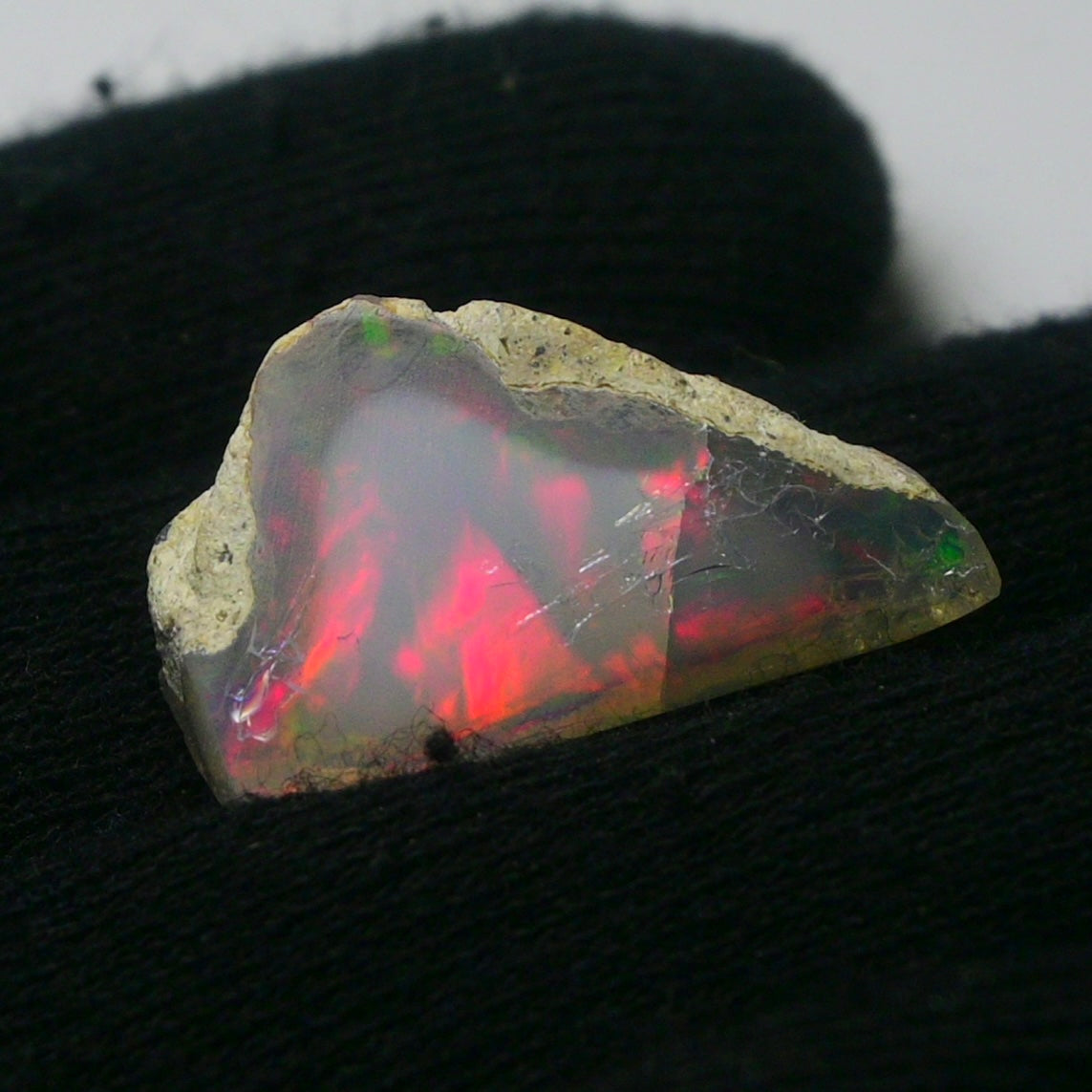 White Opal 16.10 Carats | Natural White Ethiopian Opal Rough - Ready for Cutting & Jewelry!