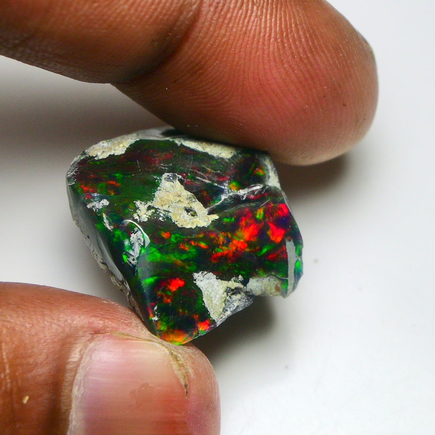 Smooth Black Opal Rough 30.00 Cts Natural Ethiopian Welo Opal Raw, Jewelry Grade