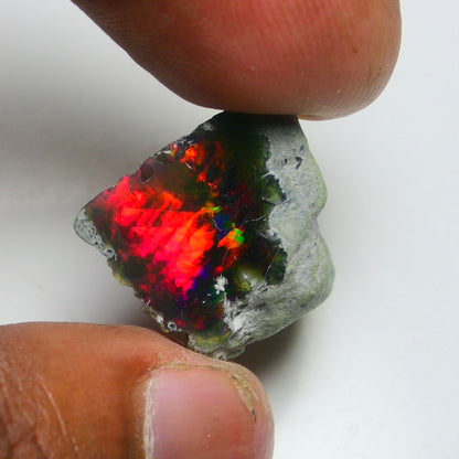 Smooth Black Opal Rough 13.30 Cts Natural Ethiopian Welo Opal Raw, Jewelry Grade