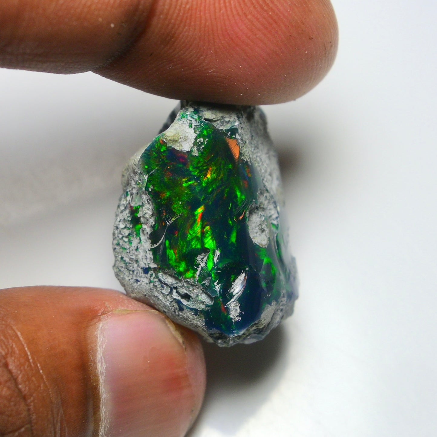 Smooth Black Opal Rough 36.45 Cts Natural Ethiopian Welo Opal Raw, Jewelry Grade